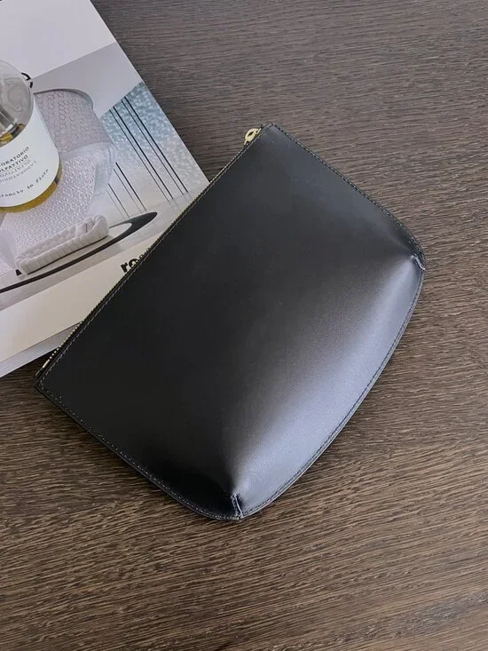 NWT - A.P.C. Sarah Leather Clutch Bag - Dark Navy✨ - Picture 5 of 5